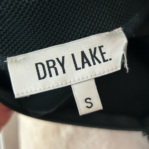 DRY LAKE Women's Mini Dress Long sleeve knit Bodycon mockneck forest Green Small - Picture 13 of 16